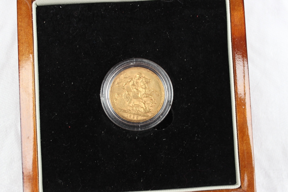 A Victorian gold sovereign dated 1896, - Image 3 of 3