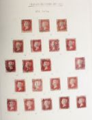 A large and extensive stamp collection contained within in excess of thirty Stanley Gibbons and