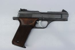 A deactivated Italian Benelli B76 9mm double action semi automatic pistol 
Sn - 003873 complete