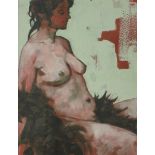 Carl Chapple
Study of a nude with Boa
Acrylics
22.