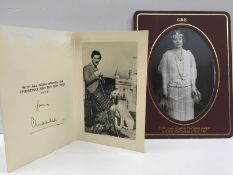 HRH Prince Charles The Prince of Wales - signed 1978 Christmas card 'from Charles',