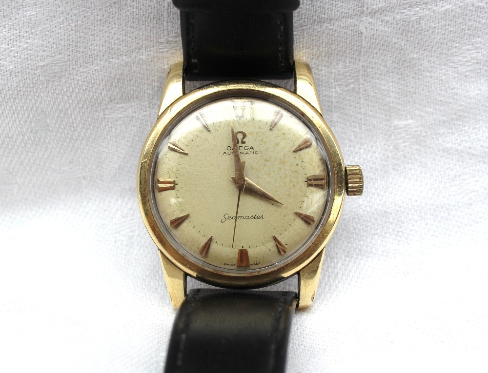 Omega - A Gentleman's Omega Seamaster automatic wristwatch, the champagne dial with batons, the - Image 2 of 6