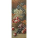 Giovanni Barbaro
Still life study of fruit and a jug
Watercolour
Signed
73 x 30cm