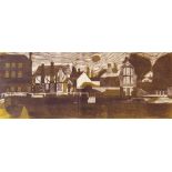 Myers
Newnham Mill pond, Cambridge
An Artists proof
Signed in pencil to the margin
28 x 71xm (