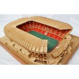A scratch built model of Cardiff Arms Park,