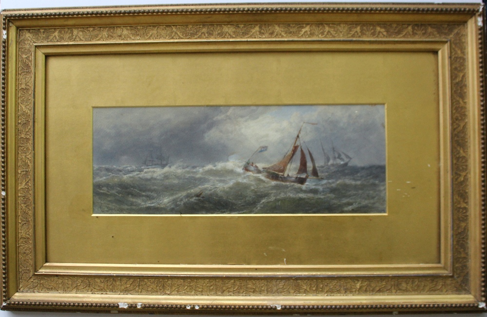 E Hayes
Ships on a choppy sea
Watercolour
Signed
16 x 44cm - Image 2 of 4