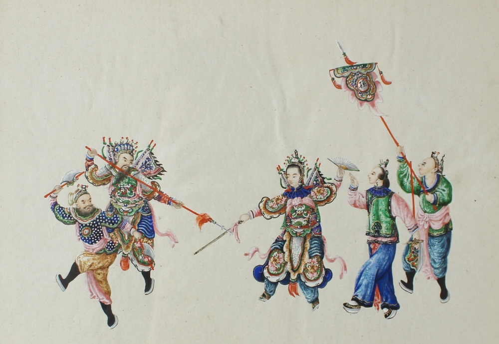 20th century Chinese School
Warriors and dancers
Watercolour
21. - Image 6 of 8