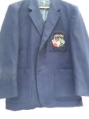 Phil Bennett Rugby blazer, breast pocket embroidered with the barbarians crest,