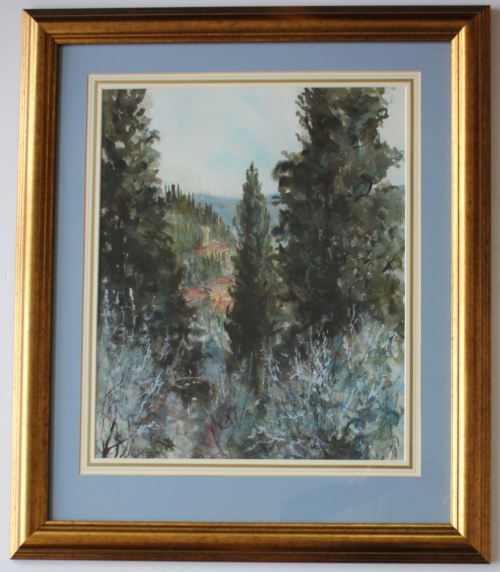 Valerie Ganz
A continental landscape scene
Pastels
Signed and dated '79
46 x 38cm

***ARTISTS - Image 2 of 4