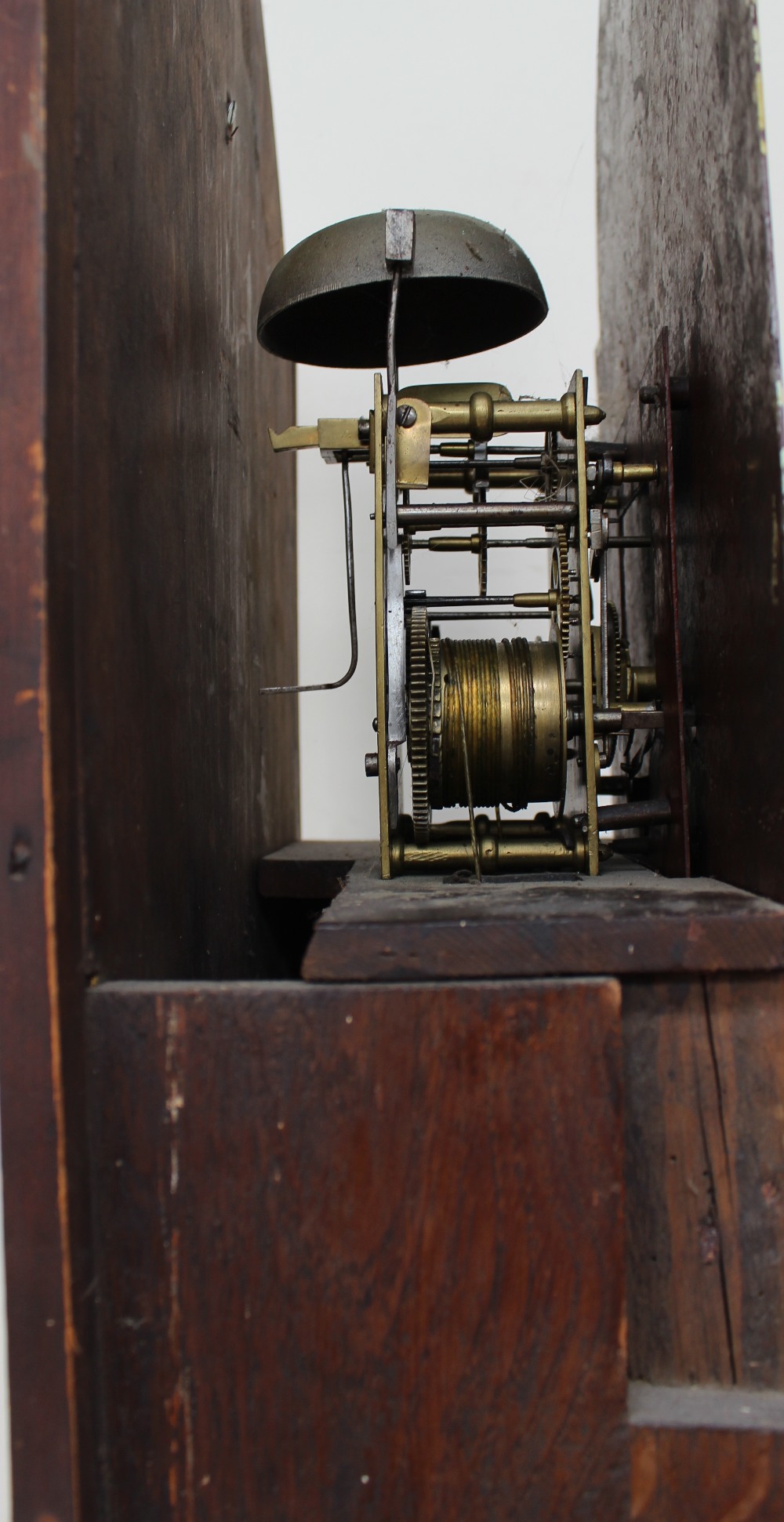 A 19th century oak and mahogany longcase clock, - Image 6 of 7