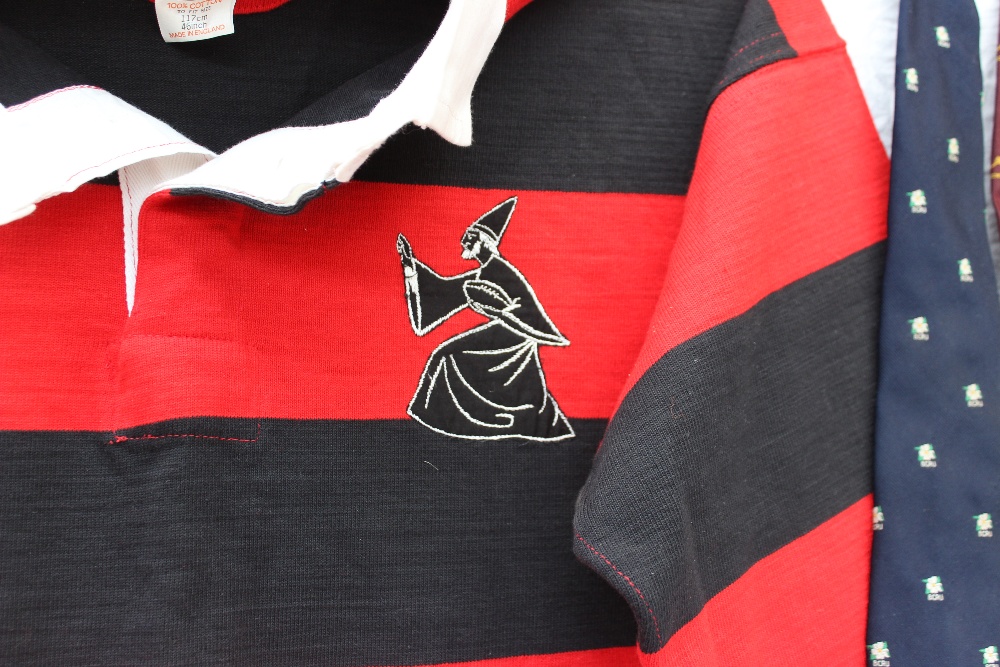 Allan Martin - An Aberavon match worn rugby jersey, - Image 2 of 3