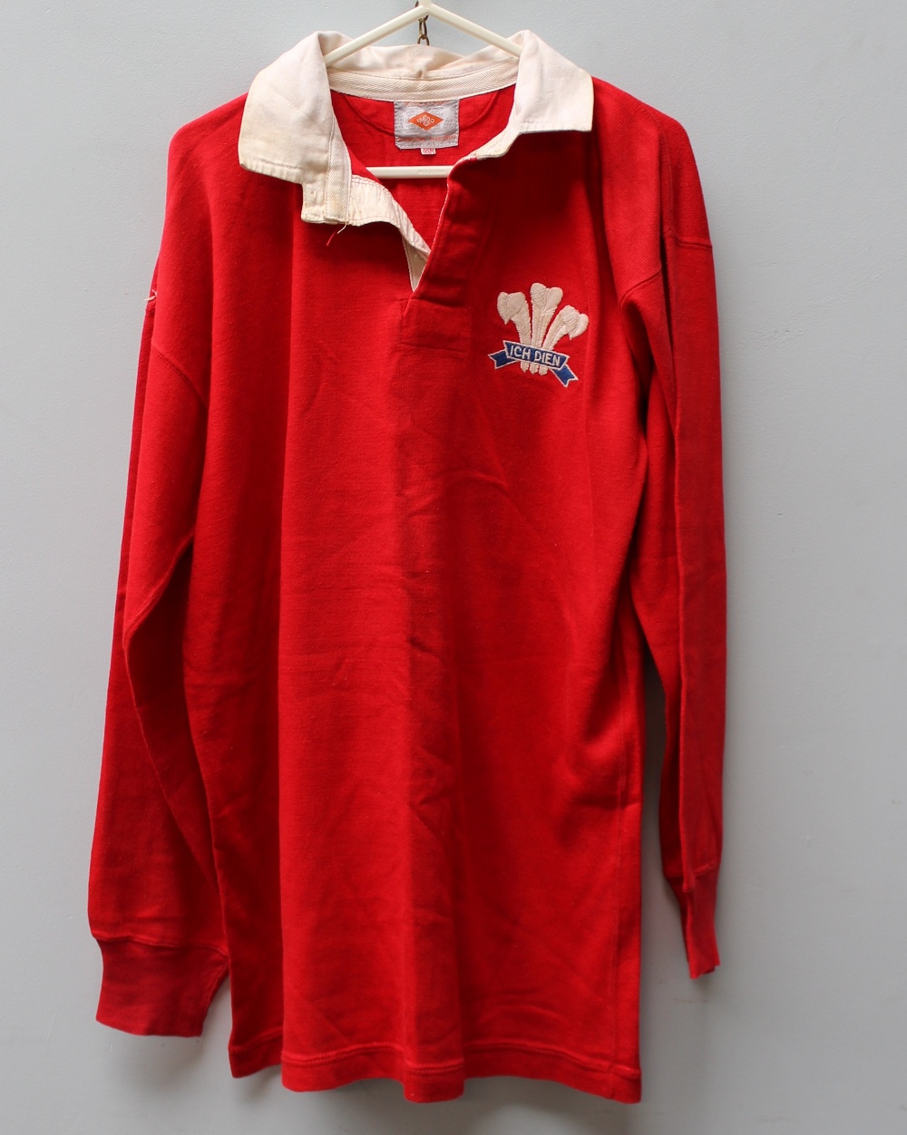 Allan Martin - A Welsh International match worn jersey,