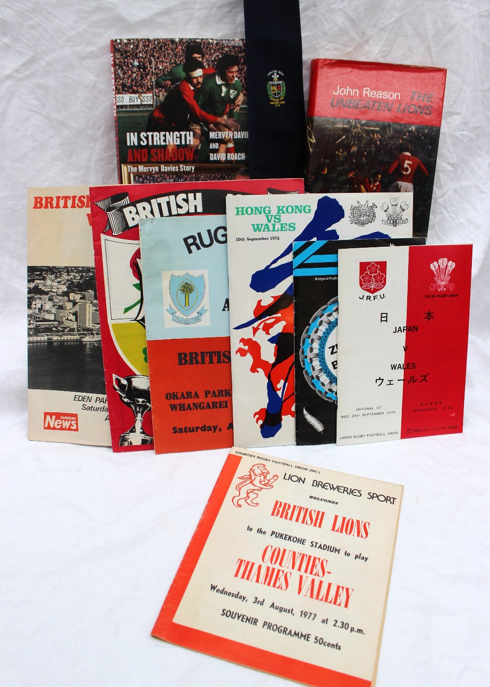 1975 - A Hong Kong Rugby Football Union programme for Hong Kong v.