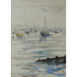 Valerie Ganz
Boats in a harbour
Watercolour
Signed
34 x 24.
