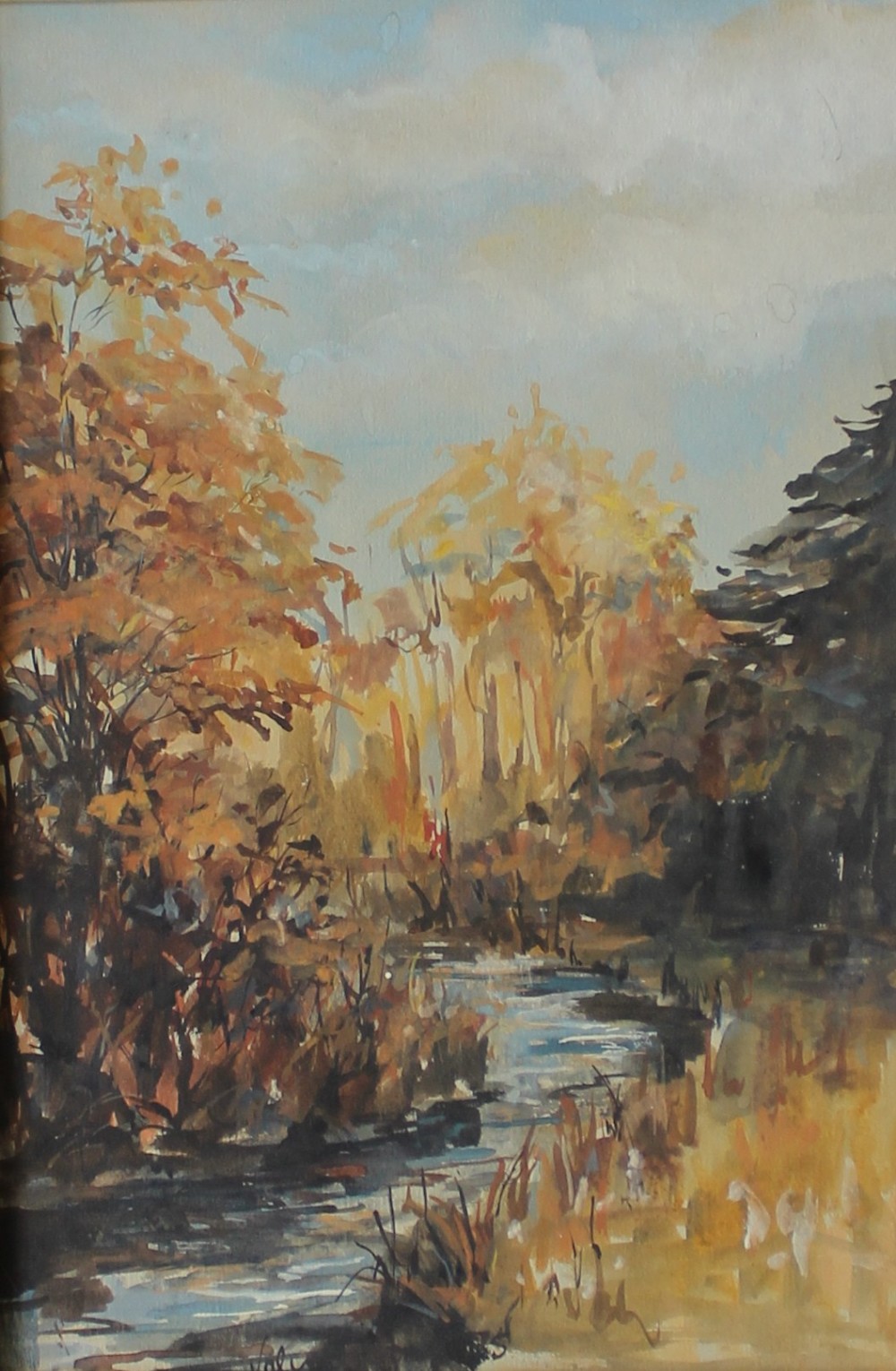 Valerie Ganz
A stream through a valley
Watercolour
Signed
36.5 x 24.