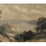 J B Pyne
A lake scene possibly Maggiore
Watercolour
Signed and dated '71
22.5 x 26.
