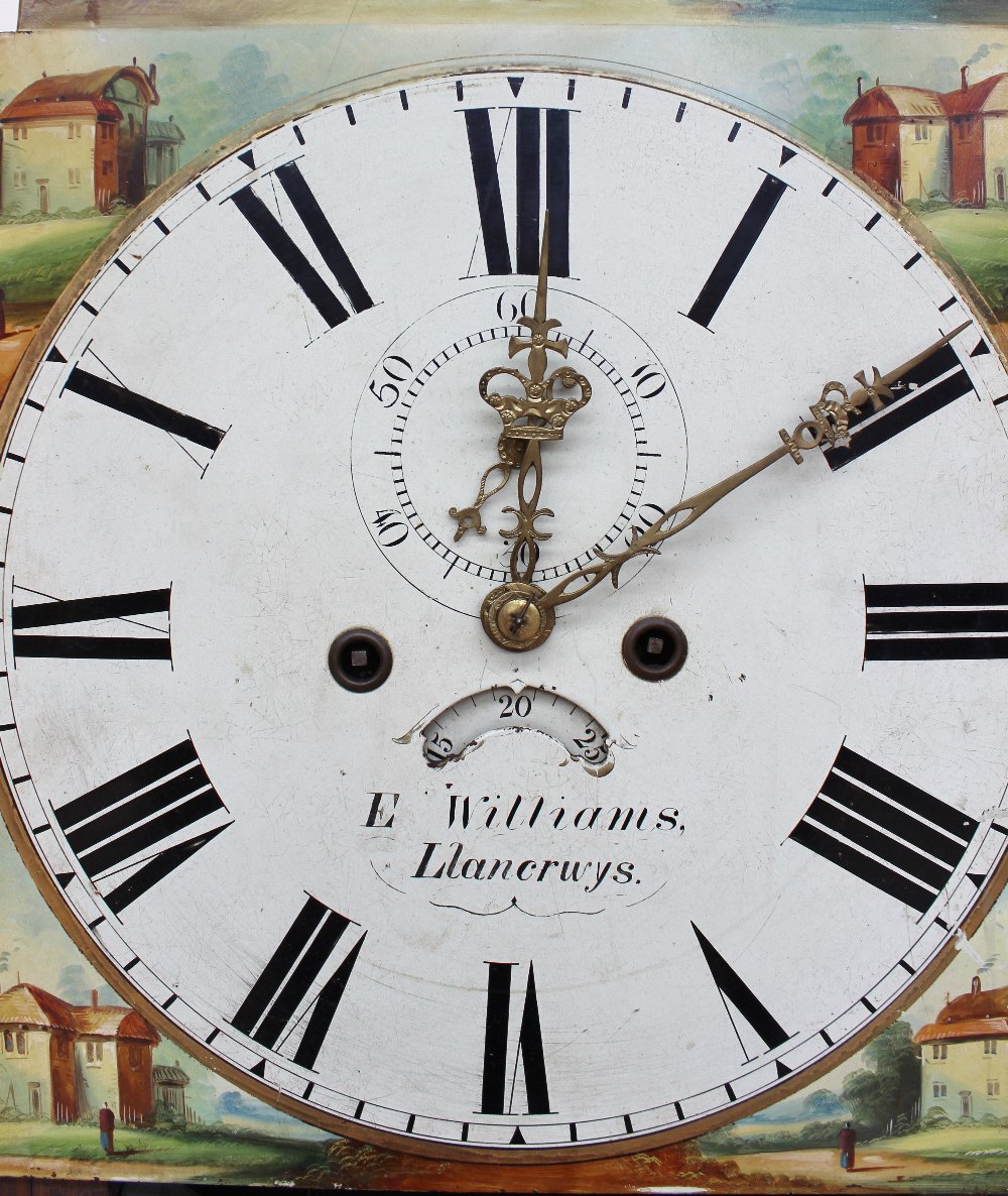 A 19th century oak and mahogany longcase clock, - Image 3 of 7