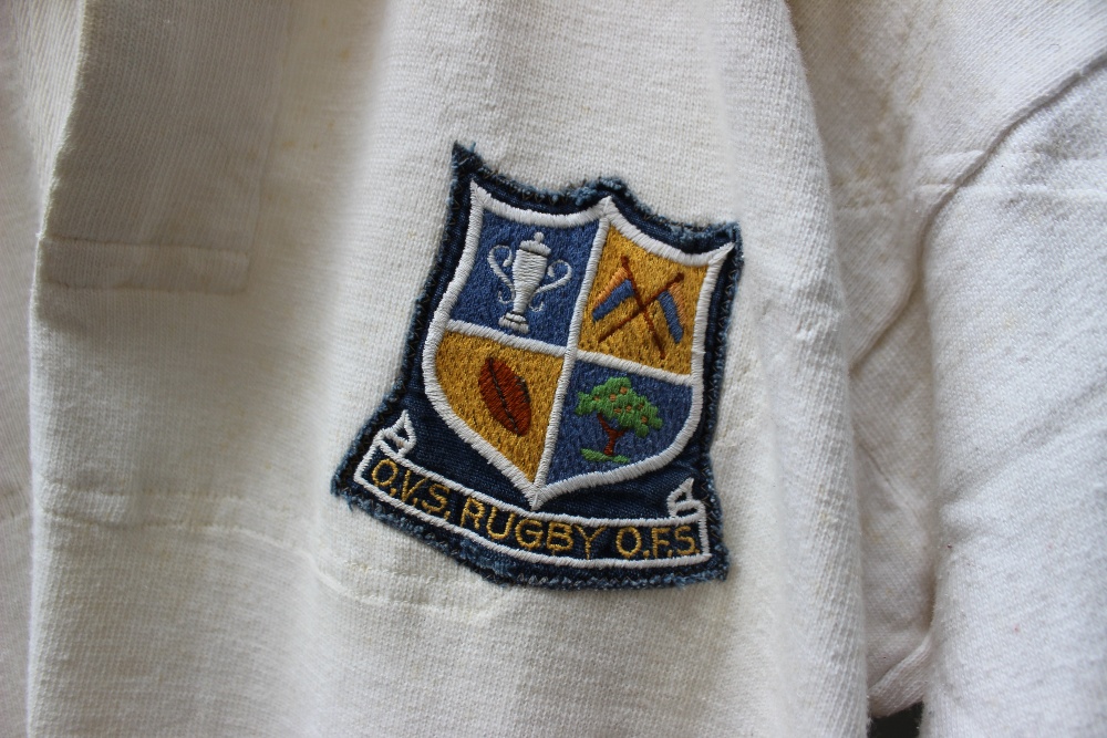 Allan Martin - A white Orange Free State International match worn rugby  jersey, - Image 2 of 3