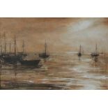 Valerie Ganz
Boats in a harbour
Pastels
Signed
24 x 35.