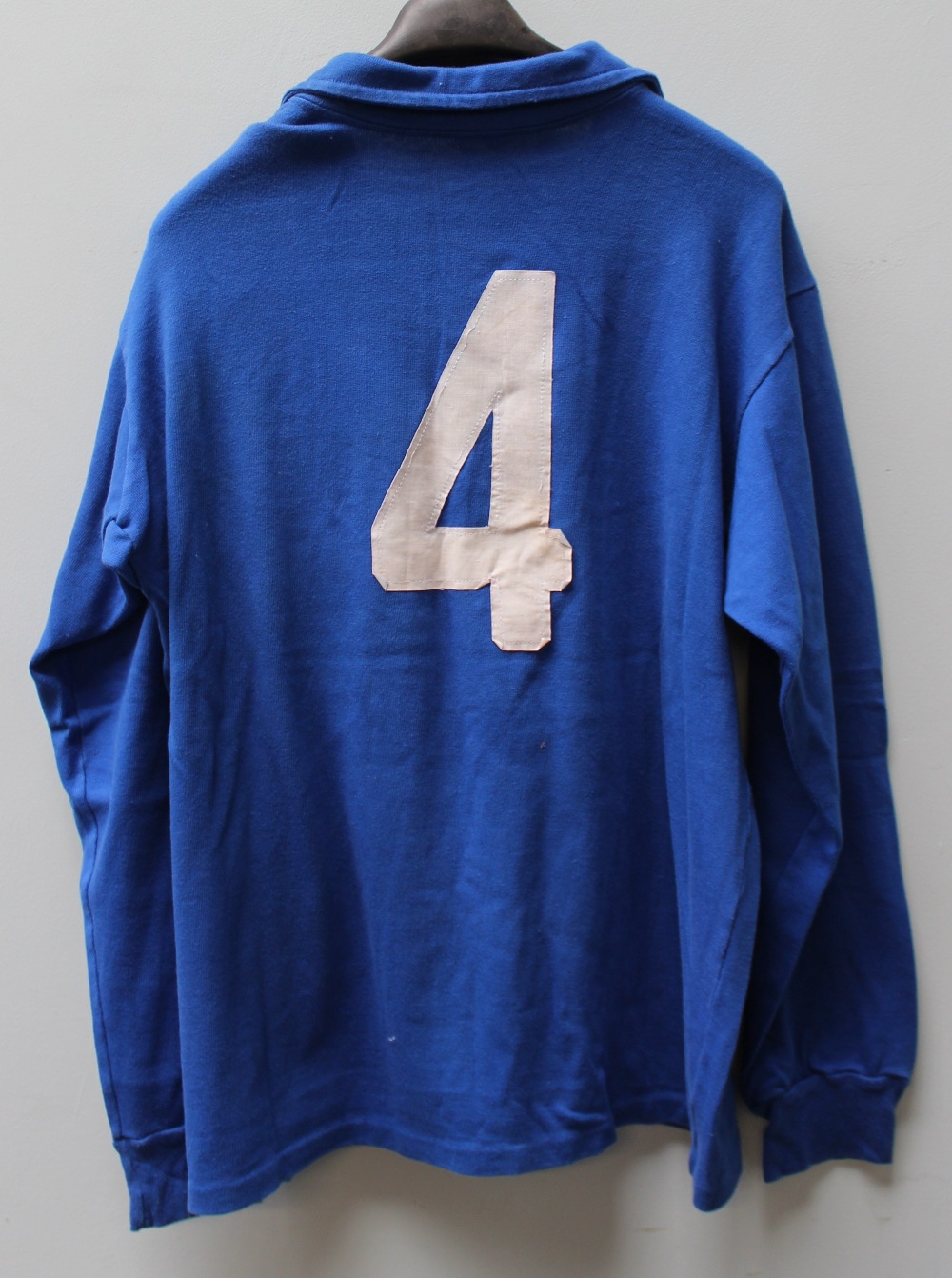 Allan Martin - A blue French International match worn jersey, - Image 3 of 3