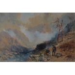 T L Rowbotham Junr
Vale of Glencoe
Watercolour
Signed and dated 1853
20.5 x 31.