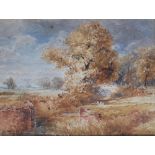 John Keeley
A sheep wash near Henly in Arden
Watercolour
Signed and inscribed to the mount
39 x