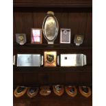 Allan Martin - A collection of wall plaques and trophies including Welsh Games 1964, 1967,
