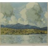 After Paul Henry 
A landscape scene  
A print 
Signed in pencil to the margin 
Fine Art trade blind
