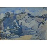 Karl Hagedorn
The quarry at Bacton, Torquay
Watercolour
Initialled and dated
22.