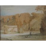 Walter H Allcott
Fisherman, Weir and Mill
Watercolour
Signed
26.