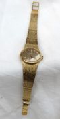 A lady's 9ct yellow gold Eterna Matic,