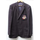 Allan Martin - A Barbarians team blazer - Barbarians embroidered emblem,