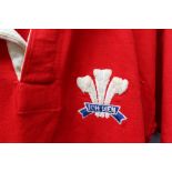 Allan Martin - A Welsh International match worn jersey,