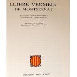 LIBRO "LLIBRE VERMELL DE MONTSERRAT" Llibres del mil-lenari, 2. Fundació Revista de Catalunya.