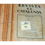 COLECCIÓN "REVISTAS DE CATALUNYA" años 20.