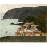 S. KOYAMA Técnica mixta, "Cadaqués". 32x40 cm. Starting Price €300