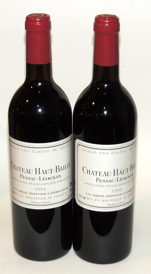 DOS CHATEAU HAUT-BAILLY Pessac-Léognan, 1992. Starting Price €85