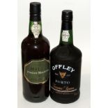 DOS BOTELLAS DEVINO Porto Offley Forrester Reserve; Miles Finest Madeira Dry. Starting Price €40