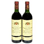 2 BOTELLAS CHATEAU MALESCOT ST EXUPERY Margaux 1984. Starting Price : €90