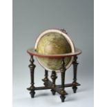 TABLE GLOBE 1804, France (Paris) Table globe by the French cartographer Robert de Vaugond. Paper on