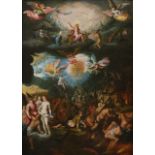 FRANS II FRANCKEN (1581 - 1642) THE LAST JUDGEMENT After 1619, Belgium (Antwerp) Oil on an oak