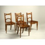 BIEDERMEIER CHAIRS Around 1825, Austria (Vienna) A set of four chairs, a classic example of the