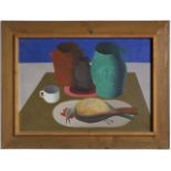 MILAN PASTÉKA (1931-1998) STILL LIFE WITH A ROOSTER 1980s, Slovakia Paštéka belonged to the group of