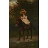 VACLAV BROZIK (1851-1901) COUNTESS RIDING Before 1900 The auctioned "chamber study, though unsigned,