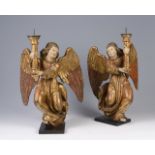 JAKOB RUSS (1482 - 1506) - INSCRIBED A PAIR OF CANDLESTICKS, LATE GOTHIC 1485-90, Germany (