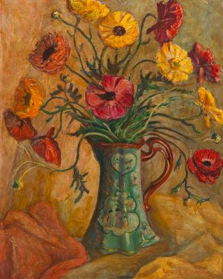 Walter Alexander Bailey (American, 1894-1989) "Oriental Pitcher". Oil on canvas, signed at the lower