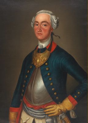 Unsigned Portrait of an Officer Unsigned portrait of an officer in full dress uniform, in a