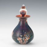 Baker O'Brien (American, Contemporary), Labino Glass Studio 6-1/2" x 3-1/2"A swirled glass scent