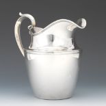 Gorham Sterling Silver Water Pitcher, dated 1921 8-3/4"Monogrammed, "BWB", marked on bottom with