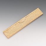 Van Cleef and Arpels 18k Ladies' Comb and Cover, ca.1970's 4-7/8" x  7/8" Horn comb with basket